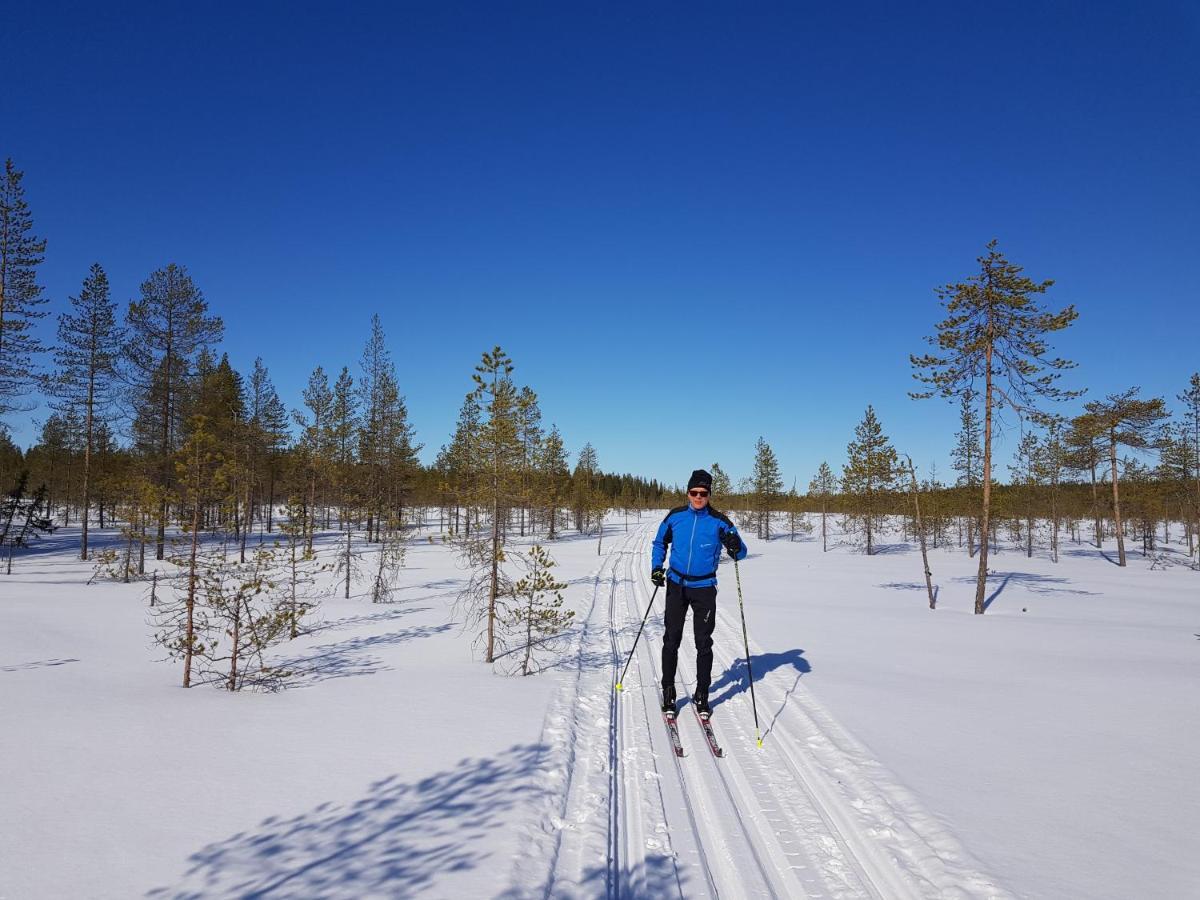 Huvila Eraemaajaerven Rannalla Taivalkoskella Jokijarvi  Exterior photo
