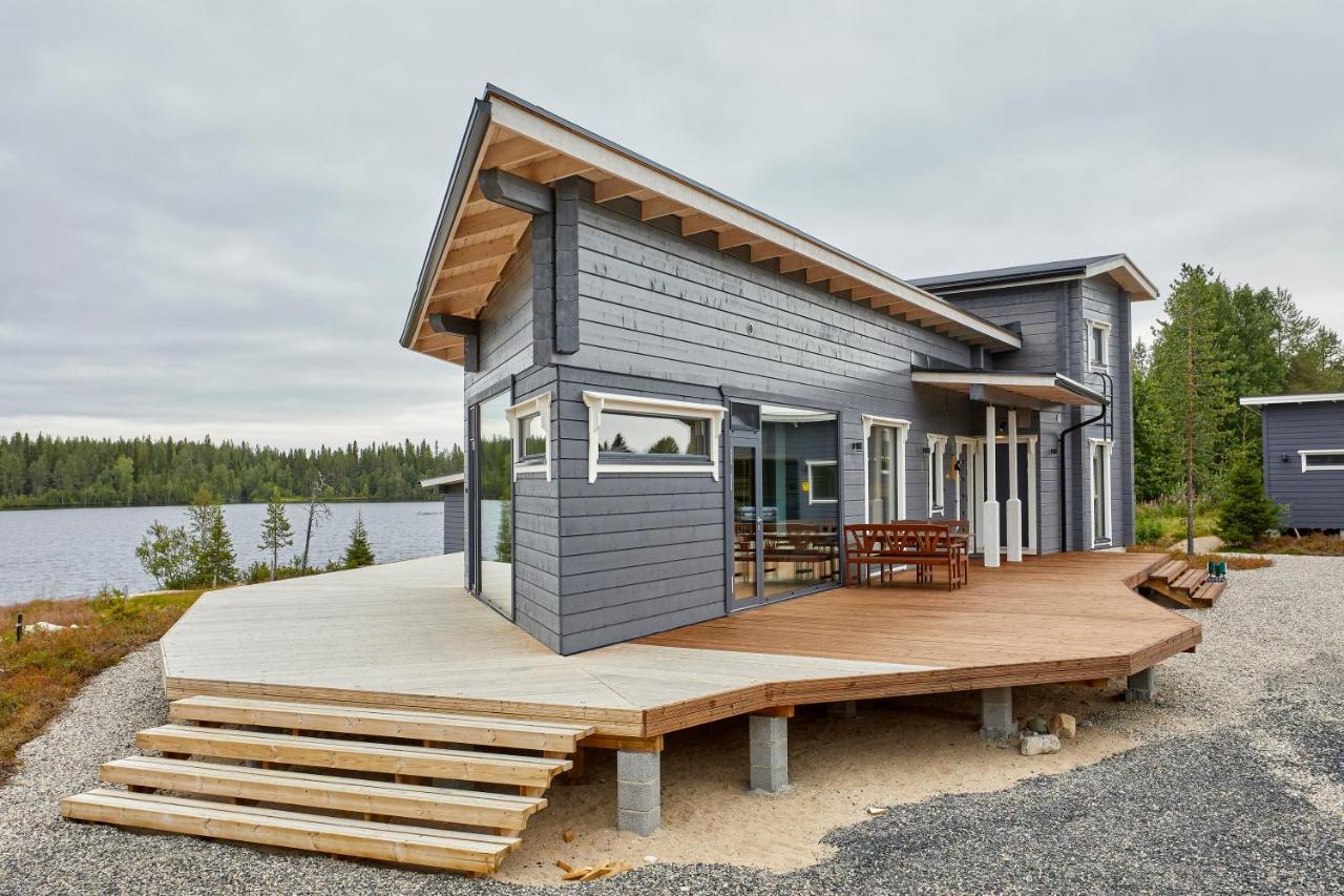 Huvila Eraemaajaerven Rannalla Taivalkoskella Jokijarvi  Exterior photo