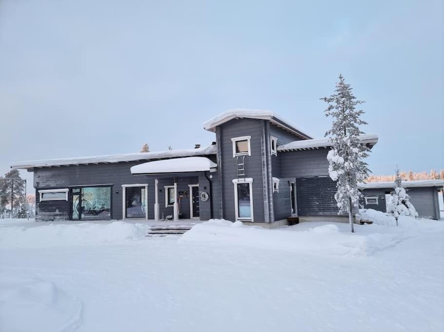 Huvila Eraemaajaerven Rannalla Taivalkoskella Jokijarvi  Exterior photo